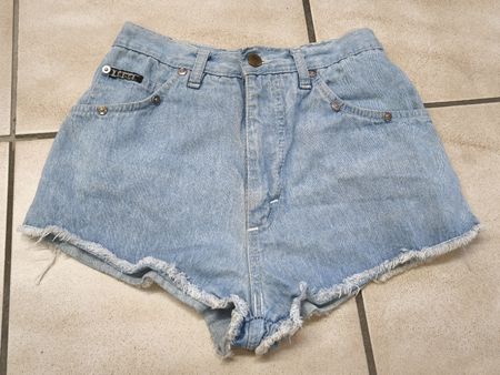 Jeans Shorts light blue TG 42 100% Cotton Made in Italy