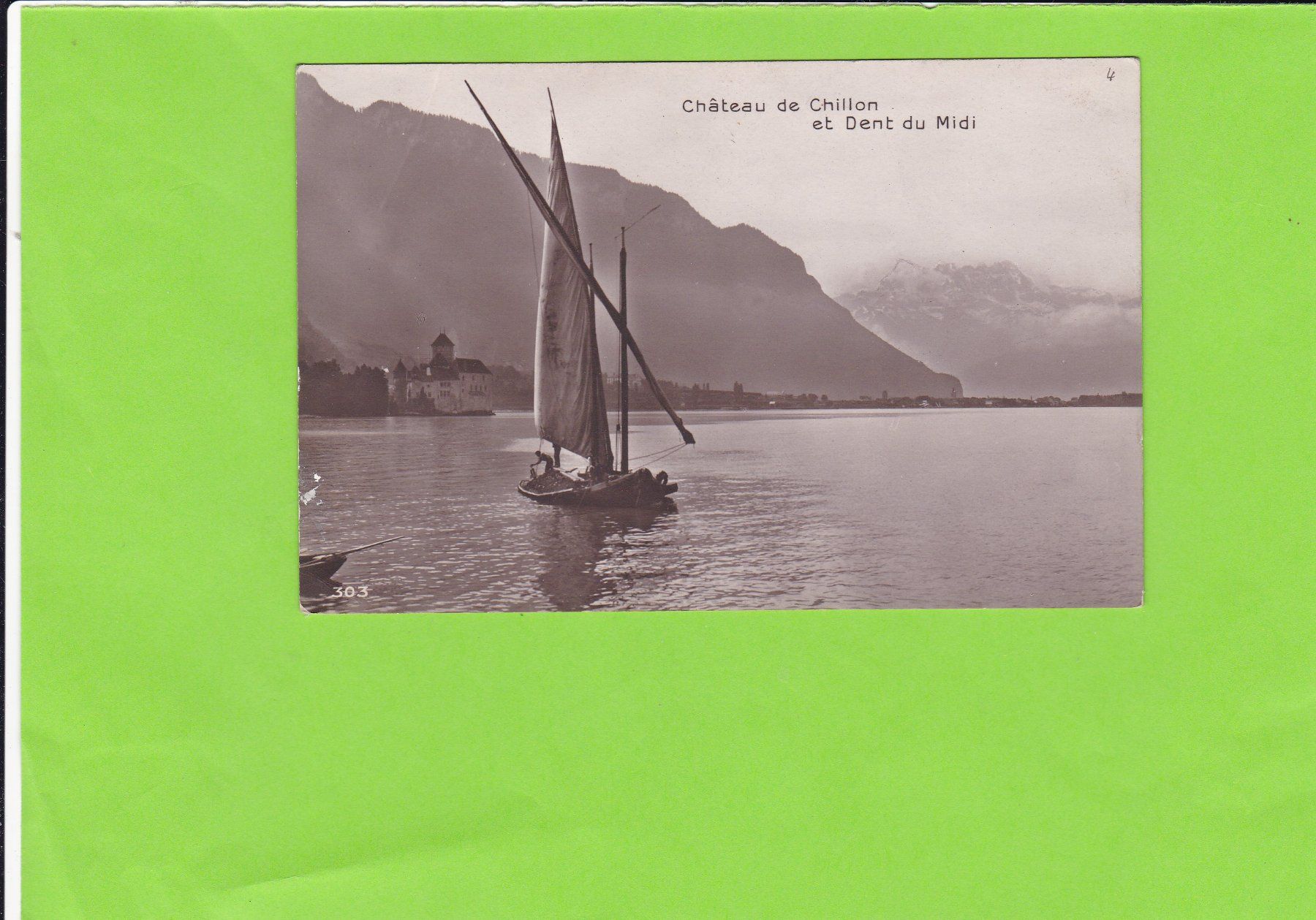 Cartes postales: Chillon--Barque – D'occasion à St. Peterzell par neckertal