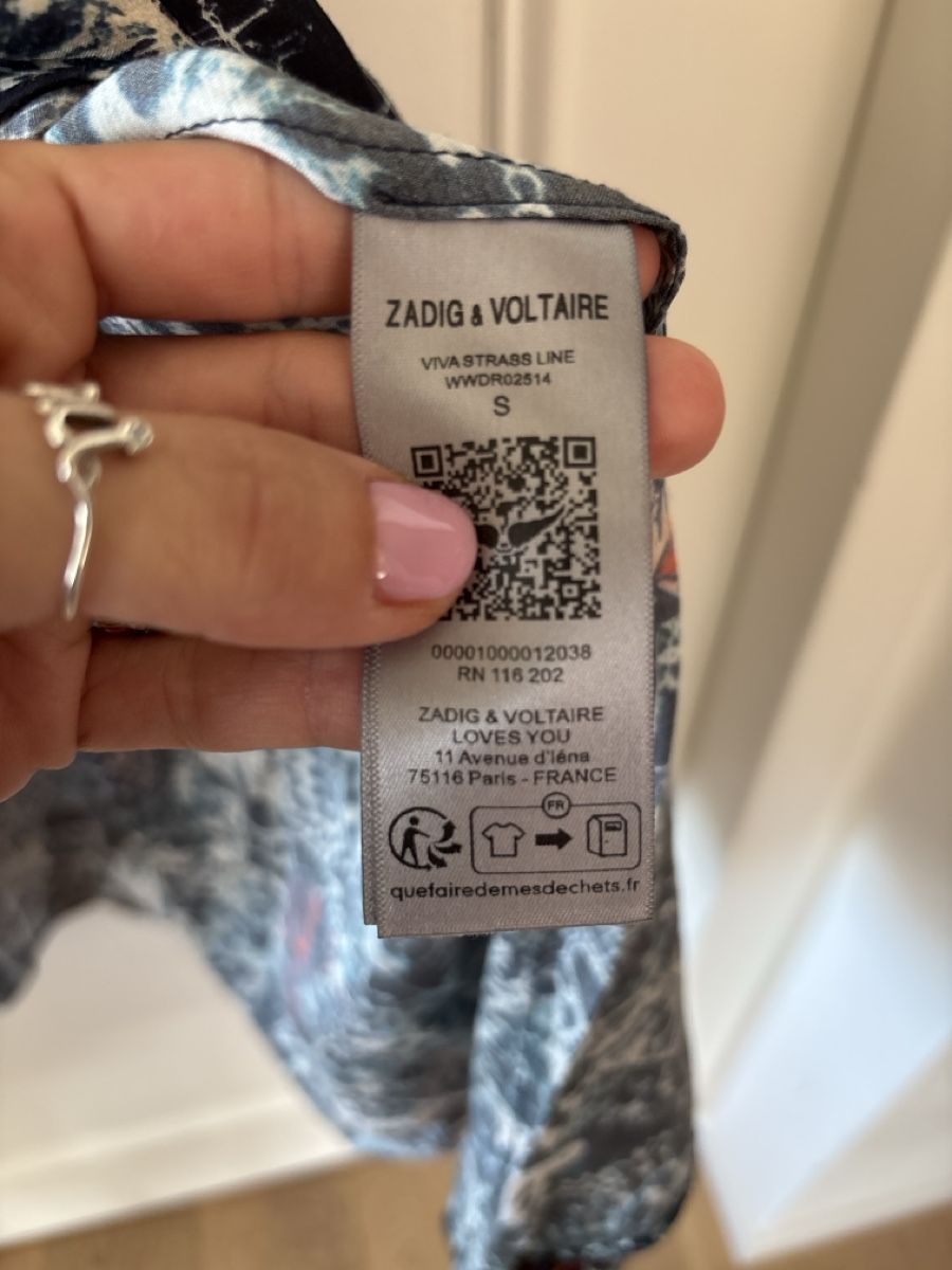 Zadig & Voltaire Robes: ZADIG & VOLTAIRE robe imprimée papillons taille S – D'occasion à Genève par bha_jcf5 4