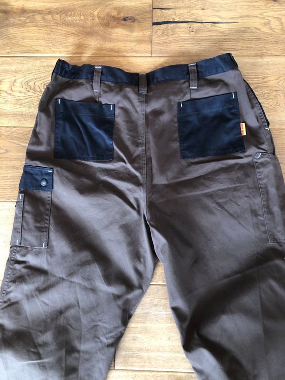 Pantaloni: Arbeitshose Gr. 58 Braun/Schwarz, NEU – Nuovo (secondo la descrizione) da Wettingen venduto da kar_cq2k 2