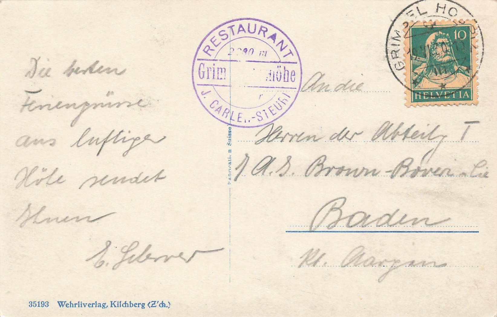 Cartes postales: Grimsel Passhöhe – D'occasion à Biasca par Blenio71 1