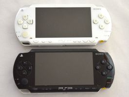 Sony PSP 1004 weiss und schwarz - gebraucht