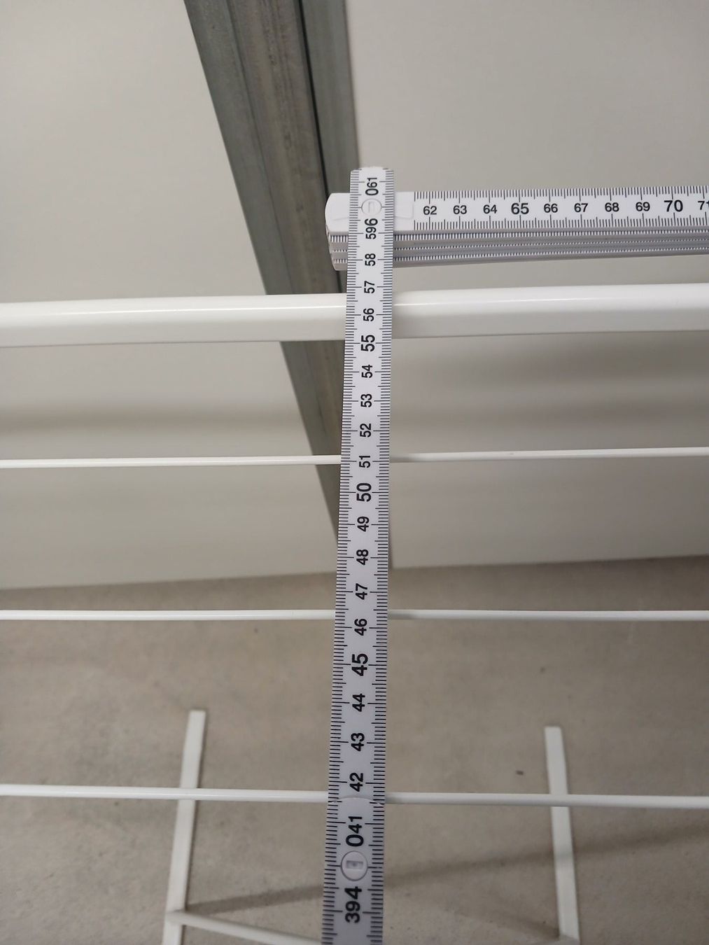 Stenditoi: Wäscheständer, metall, weiss, gross – Usato da Zürich venduto da Marco-2nd-hand 4