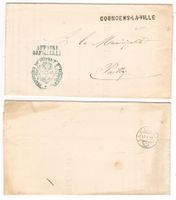 Lettre  de GOUMOENS-LA-VILLE pour Pailly le 5 janvier 1869