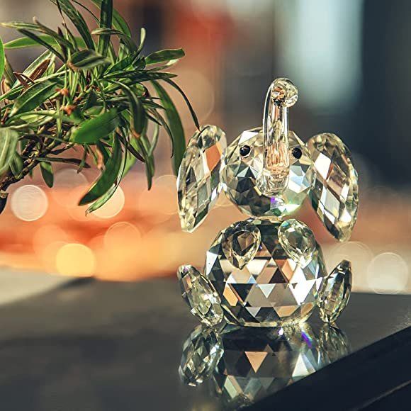 Statuette: Briefbeschwerer aus Kristall | Elefant – Nuovo e nell'imballaggio originale da Lopagno venduto da CLep 2