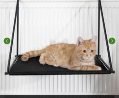 Modern Living Heizungsliege Katzen Boston schwarz neu