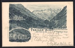 Litho Teniger-Bad /Bündtner Oberland, S