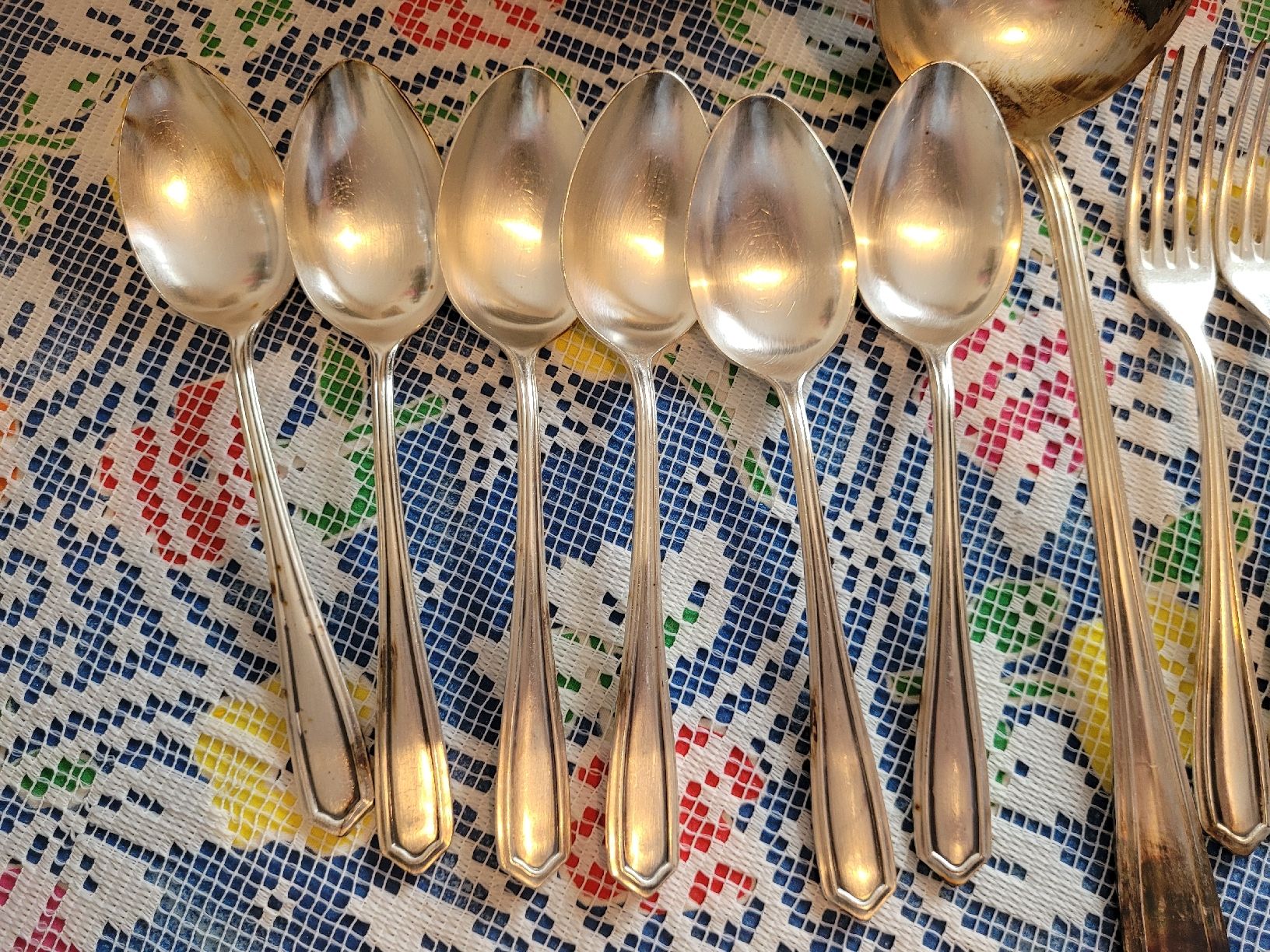Couverts: Silberbesteck 6-Teilig – D'occasion à Gisikon par Flowerpower92 1