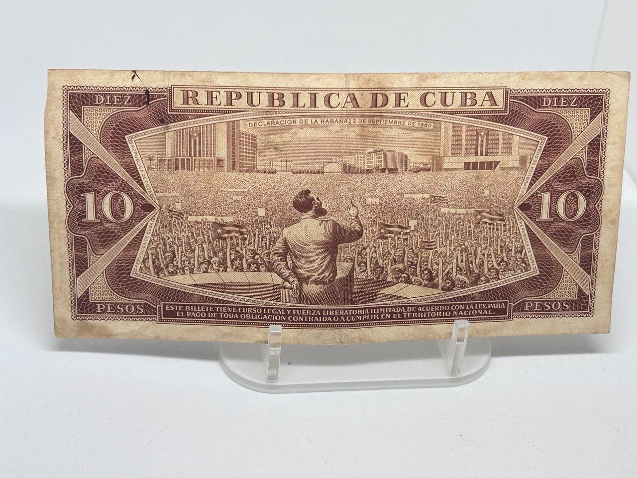 Banconote: 10 Pesos Cubani 1968 – Usato da Giubiasco venduto da LorisVale 1