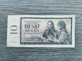 Tschechien 10 Kronen 1960, Serie L !!!!!!!