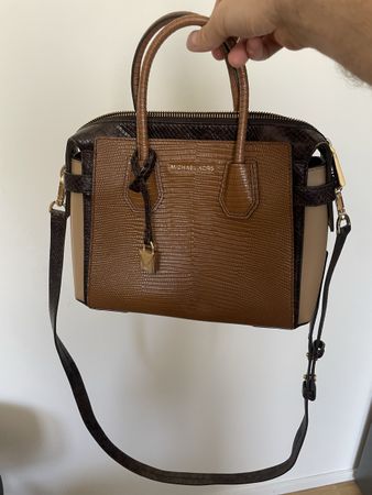Michael Kors Handtasche braun mit Schulterriemen