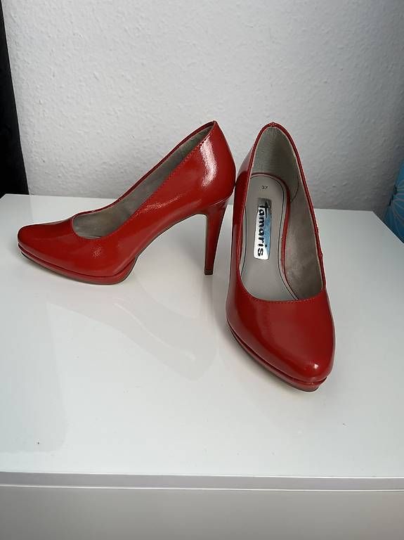 Tamaris Scarpe da donna: Tamaris High Heels rot Gr. 37 – Usato da Bern venduto da jug_l8tl 1