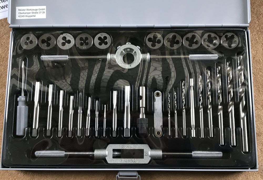 Kombi-Bohr-Gewindeschneider M5x0,8 – 2-teiliges Set Mit 1/4" Sechskantschaft