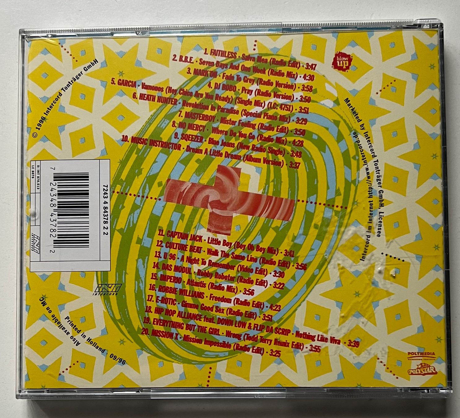 CD: Dance Mission Vol. 13 (1996) – Usato da Näfels venduto da rottabi 1