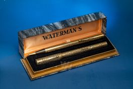 Waterman’s 18k gold  552 ½ “Pansy Panel”