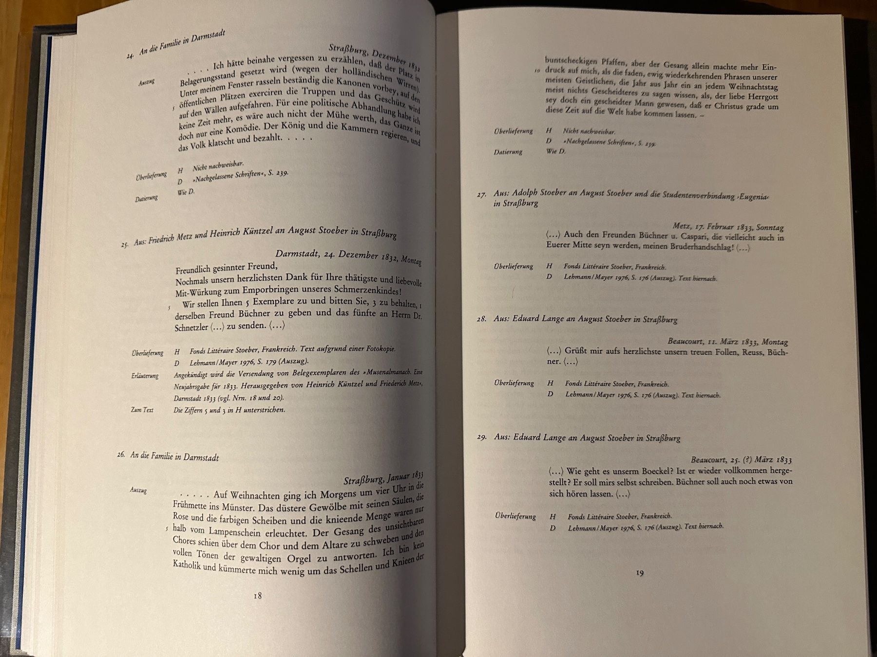 Libri: Georg Büchner: Briefwechsel. 1994 – Usato da Zürich venduto da allp 4