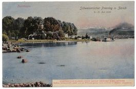 Schweizerischer Presstag Zürich 4.-5. Juli 1908, Werbekarte