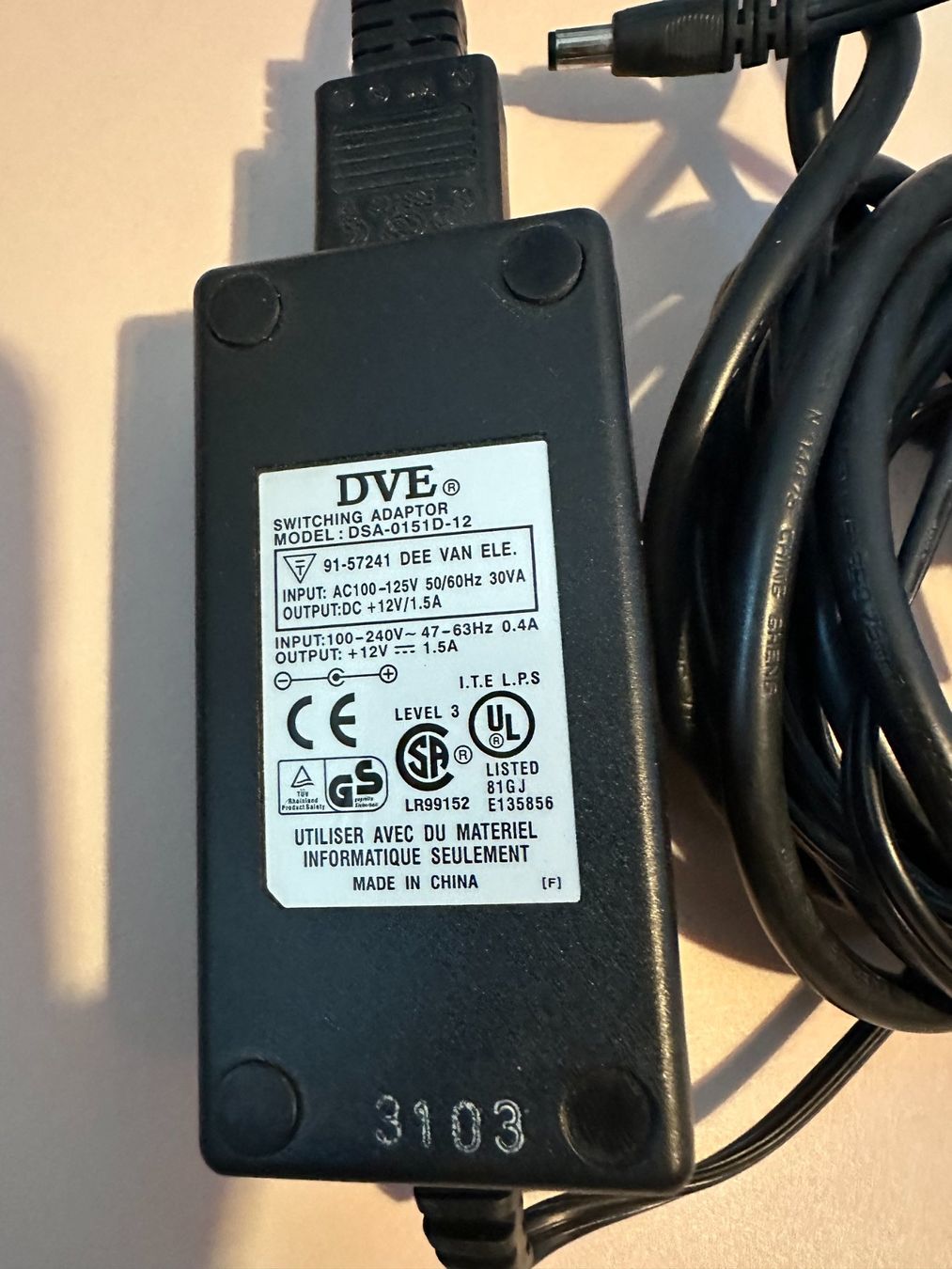 Caricabatterie: AC ADAPTER – Nuovo (secondo la descrizione) da Nidau venduto da EXP40