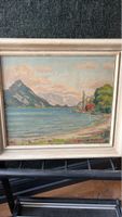 Öl auf Leinwand, gerahmt, Thunersee, Impression