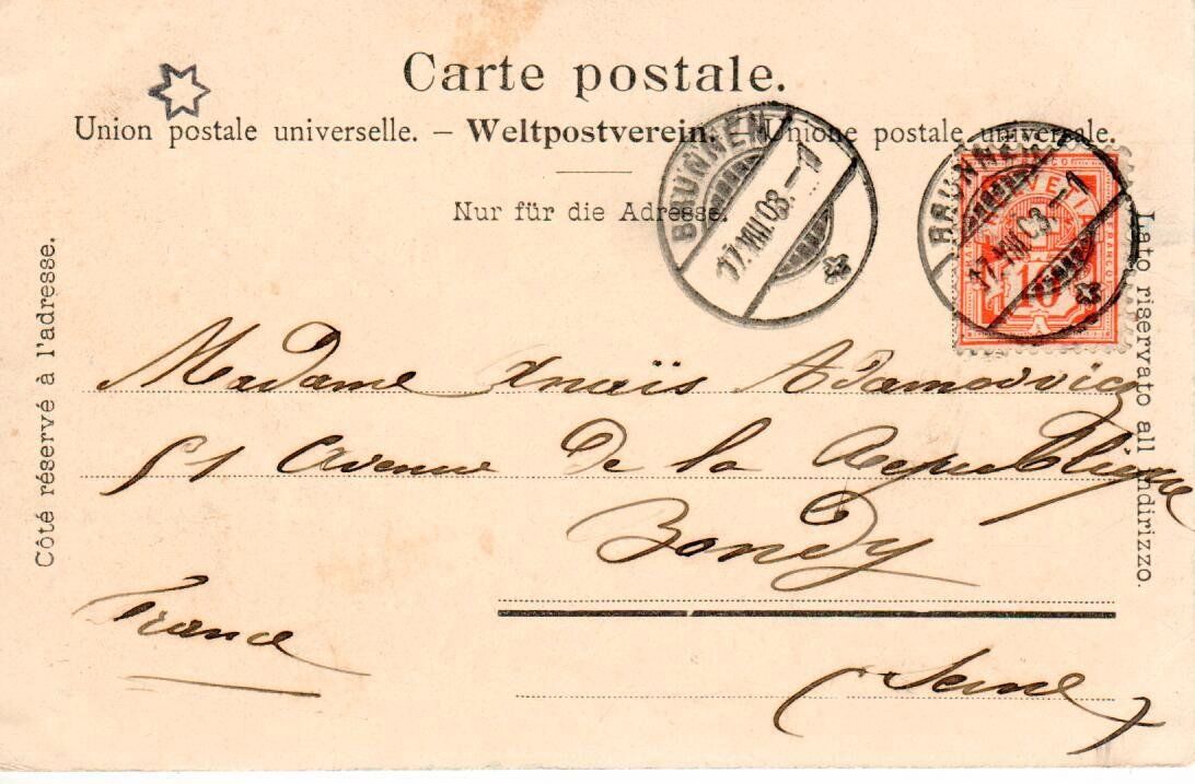 Cartoline postali: Brunnen 1903 – Usato da Wolhusen venduto da Curver9 1