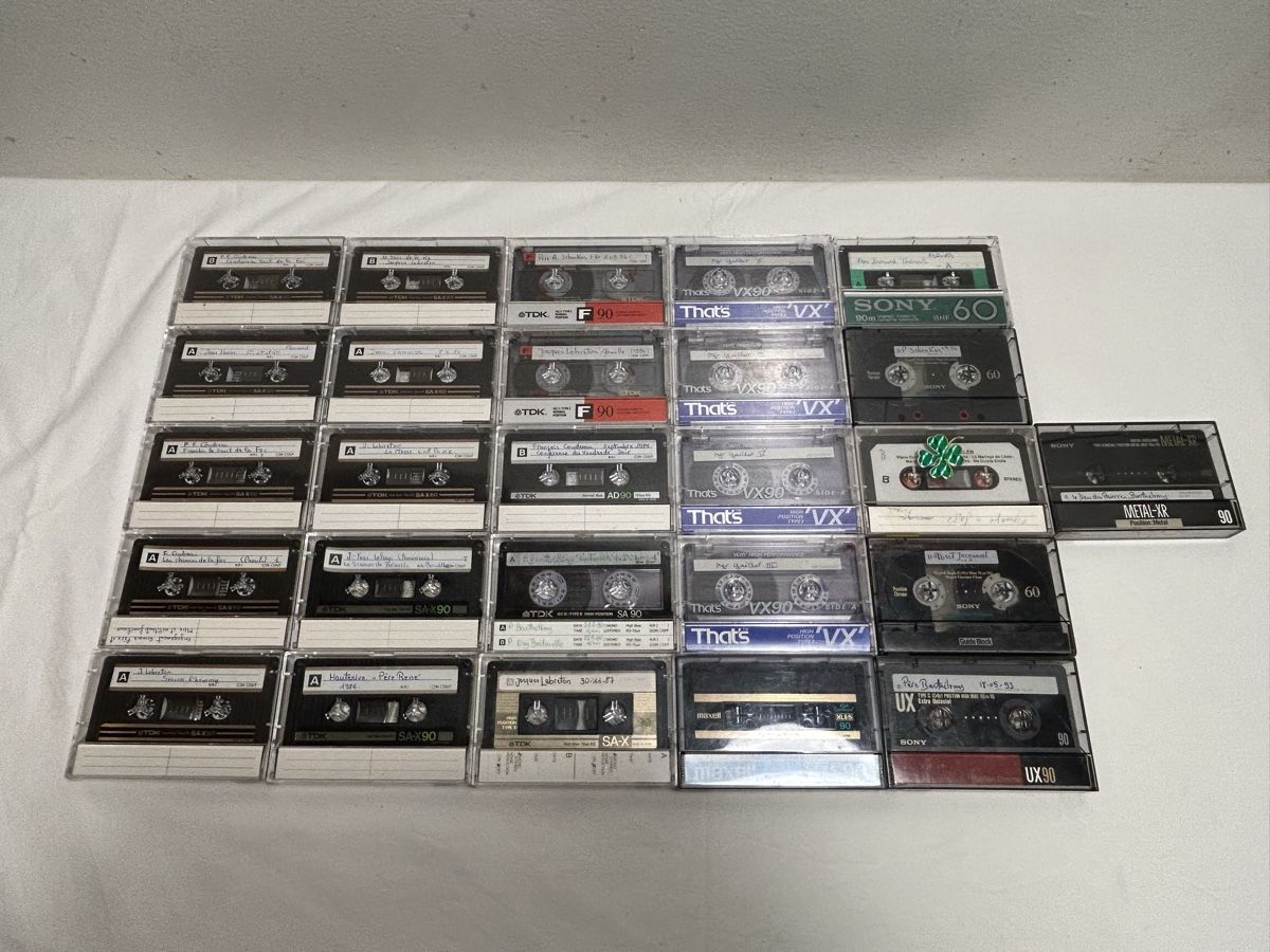 Kompaktkassetten: Cassettes audio divers Sony TDK  – Gebraucht aus Geneve von Fil1997