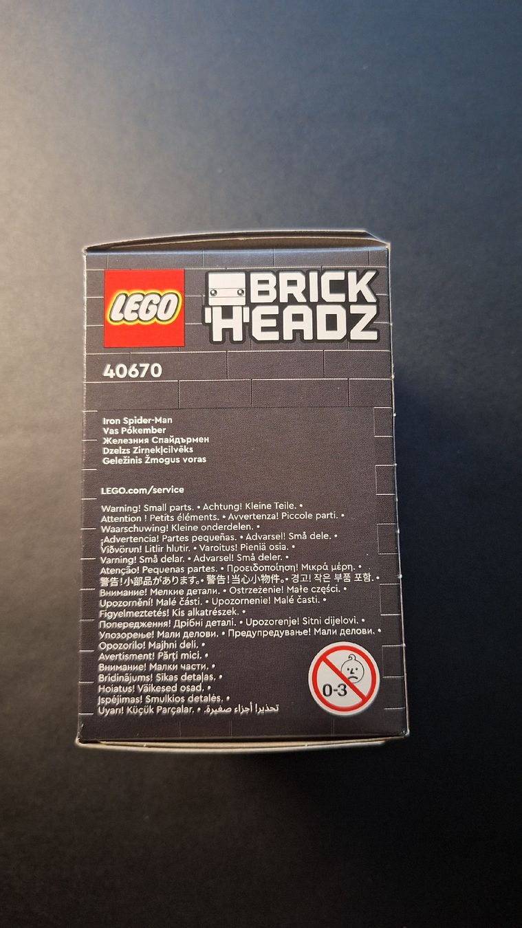 Lego Statuette: LEGO BrickHeadz Iron Spider-Man 40670 – Nuovo e nell'imballaggio originale da Adliswil venduto da Mirmuun 3