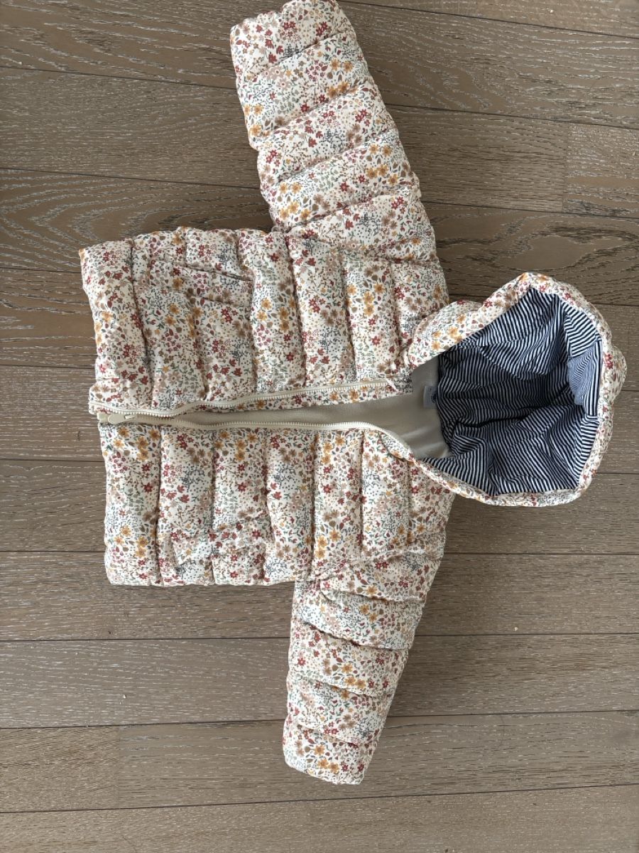 Petit Bateau Jacken & Mäntel: Petit Bateau Padded Jacket Floral 24m NEW – Neu (gemäss Beschreibung) aus Zürich von muz_5h6k