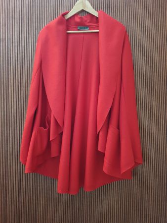 ANGIEMILLER Jacke rot Grösse s