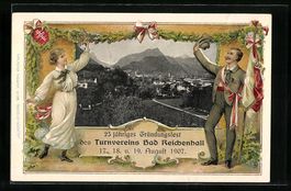Litho Bad Reichenhall, 25 jähriges Gr