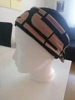 Turban schwarz braun