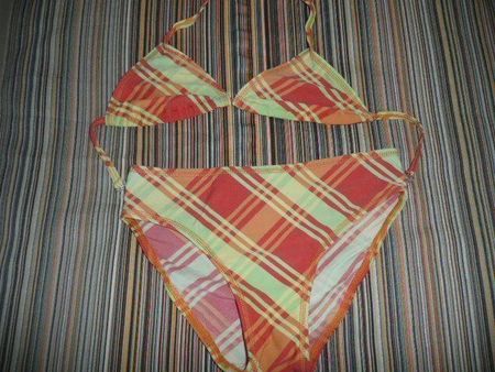 Bikini in orange in Grösse 128