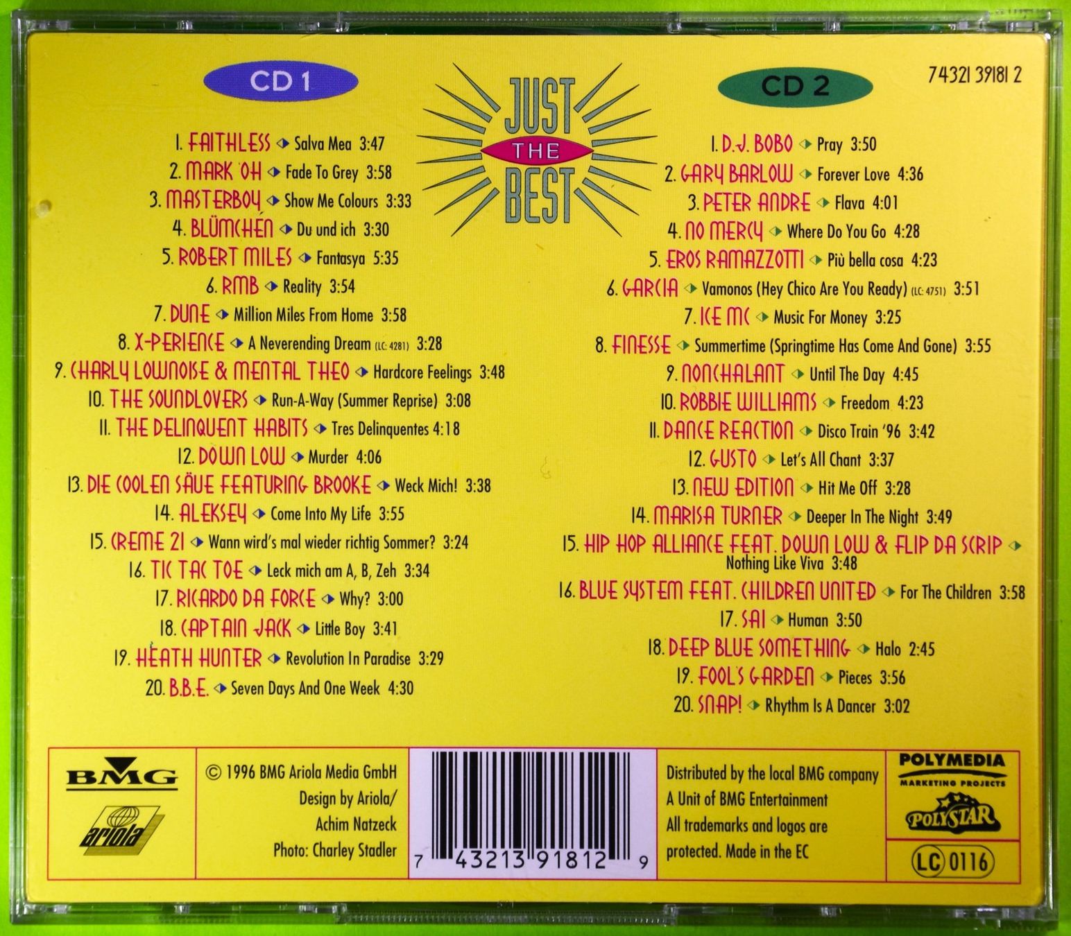 CDs: JUST THE BEST  /  40 COOLE TRACKS ! – Neu (gemäss Beschreibung) aus Luzern von piro12 1