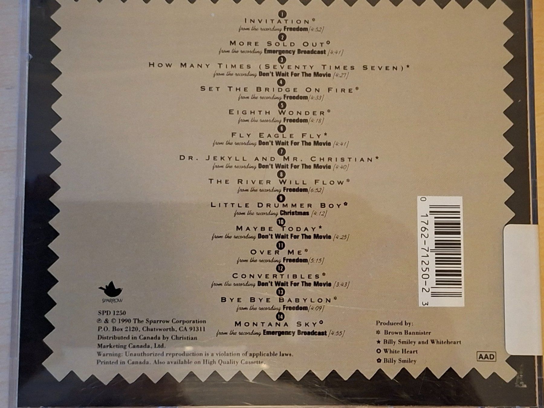 CDs: Whiteheart. Souvenirs. Compilation-CD von 1990 – Gebraucht aus Glashütten von Christheswiss 1