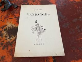 Ramuz Vendanges Livre