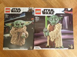 Lego Star Wars, 2x: The Child (Nr. 75318) & Yoda (Nr. 75255)