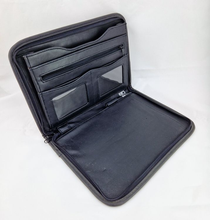 Auto Dokumentenhalter Für Handschuhfach - PU Leder Organizer Schwarz
