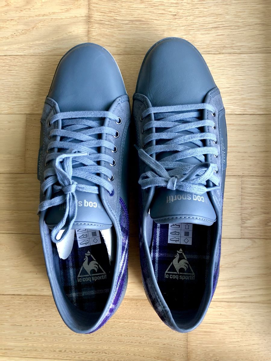 Le Coq Sportif Chaussures hommes: Le Coq grau/violetter Sneaker Gr. 43 – Neuf (Voir description) à Zürich par lino07 6