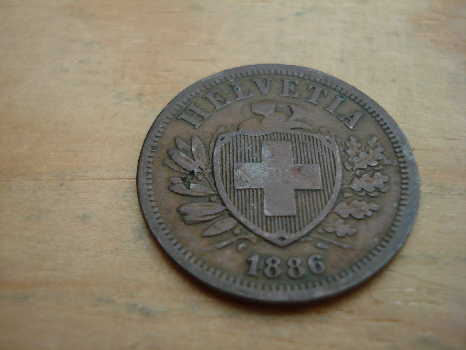 Toutes les monnaies: (D1) Départ 1 CHF 2 Rappen 1886 – D'occasion à Erlach par Net-Coins