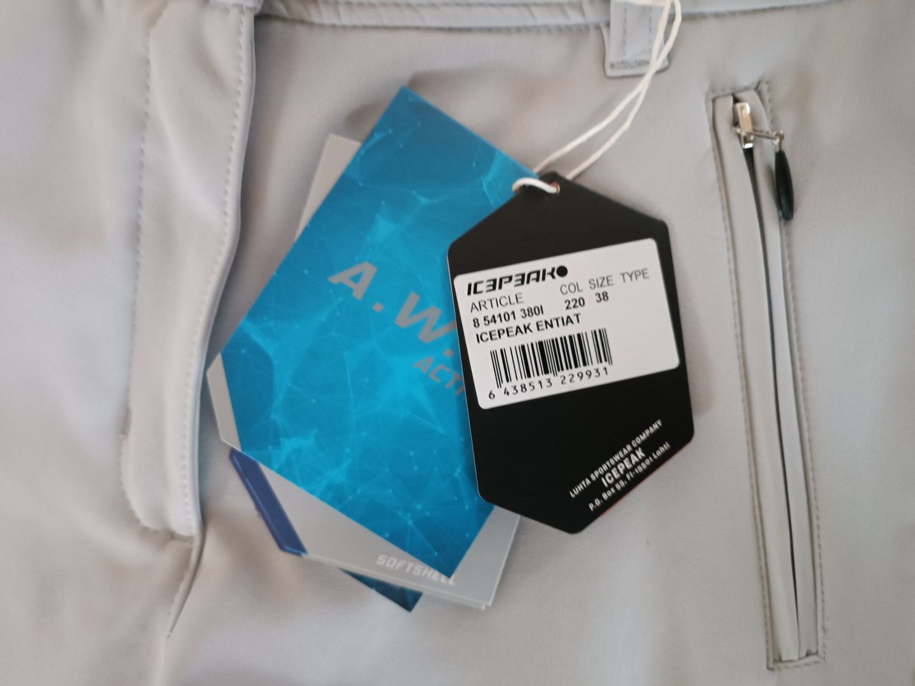 Icepeak Pantaloni: NEU ICEPEAK Skihose Softshell Gr.38 – Nuovo e nell'imballaggio originale da Schaffhausen venduto da Balli88