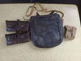 Original Schweizer Armee Brottasche mit Zubehör - Vintage!