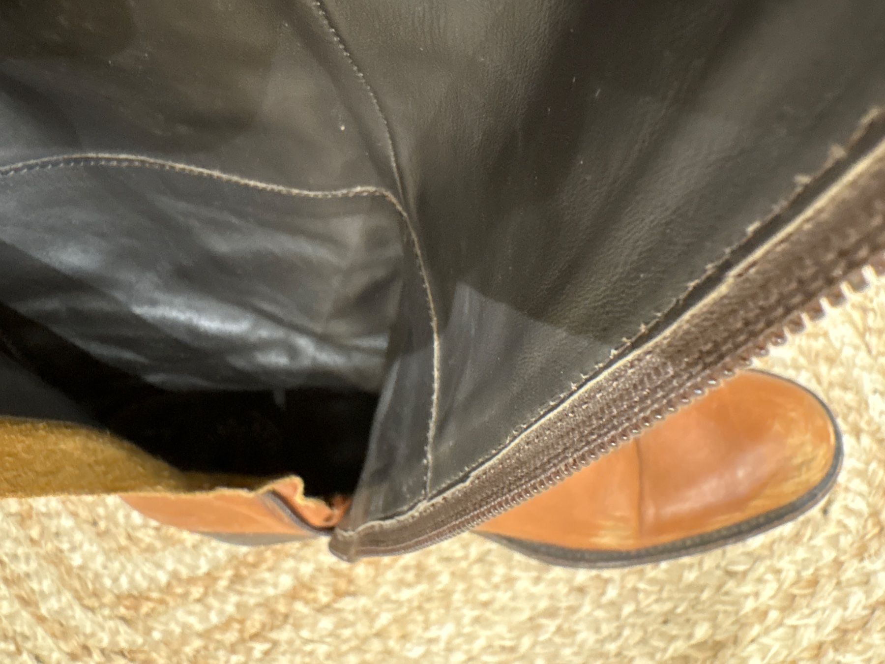 Scarpe da donna: Leder Stiefel in Cognac, Gr. 40 – Usato da Azmoos venduto da alix001 5