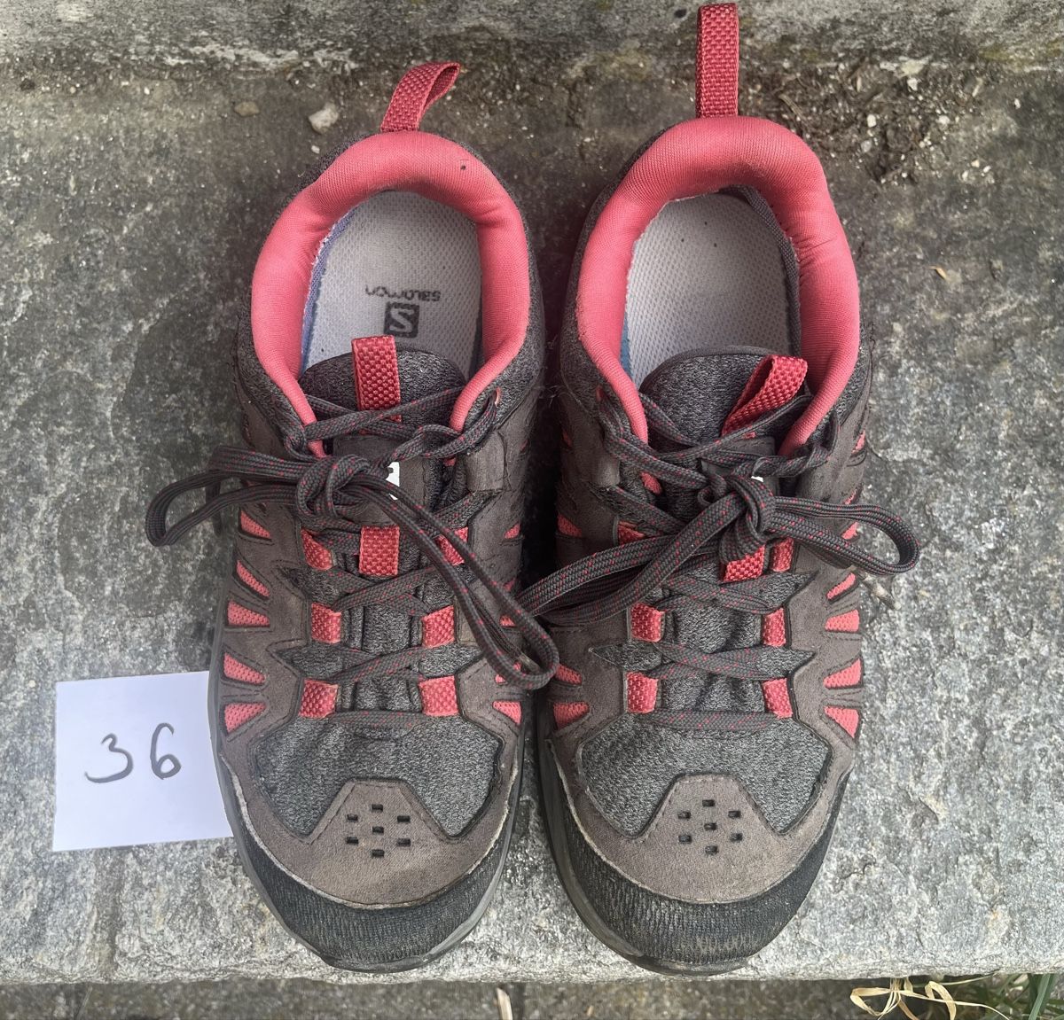 Salomon Schuhe für Jungen: Trekkingschuhe, Wanderschuhe Salomon Grösse 36 – Gebraucht aus Jonschwil von Theswissmiss