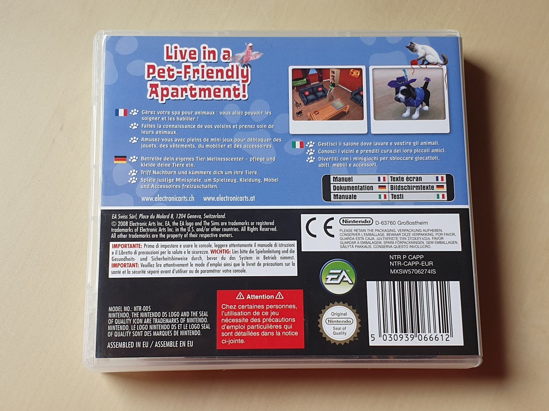 Nintendo Giochi: The Sims 2 Apartement Pets – Usato da Stansstad venduto da collectorsshop 1