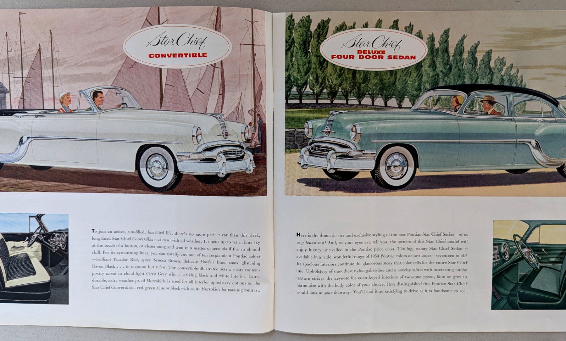 Pontiac Documenti: US-Originalkatalog "1954 PONTIAC", Großformat – Usato da Olten venduto da VanishingPoint.71 1