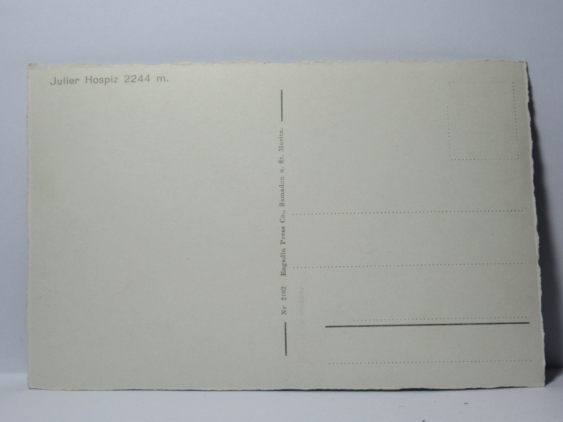 Cartoline postali: Julier , Hospiz , Oldtimer – Nuovo (secondo la descrizione) da Grenchen venduto da Bluemchen1900 2