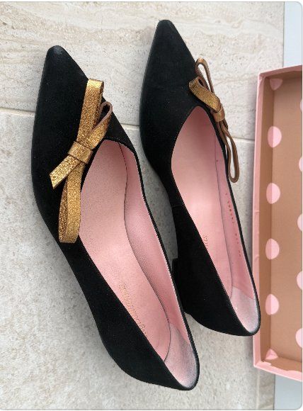 Scarpe da donna: Pretty Ballerinas mit Bronze Mäscheli Grösse 40 – Usato da Brig venduto da clo_8qjr 1