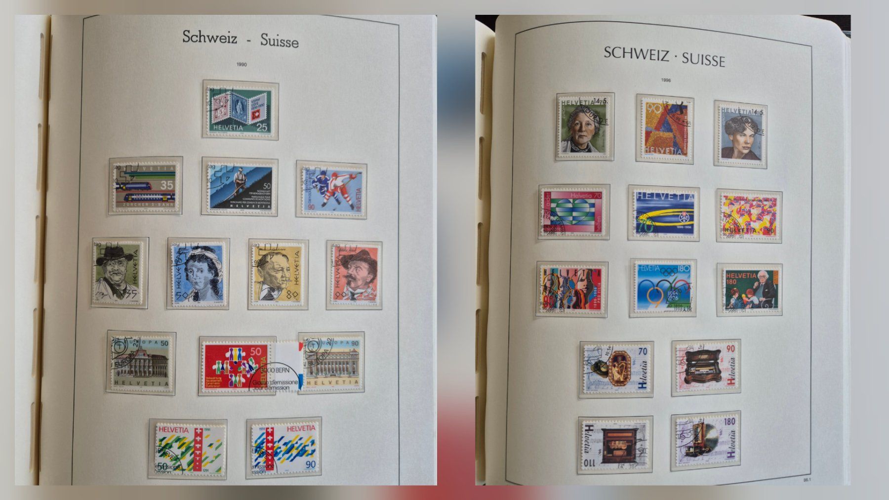 Tutti i francobolli: Schweiz Sammlung 1960-2003 – Usato da Buus venduto da papillon098 7