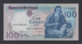 Portugal 100 Escudos 31.01.1984 ungefalten