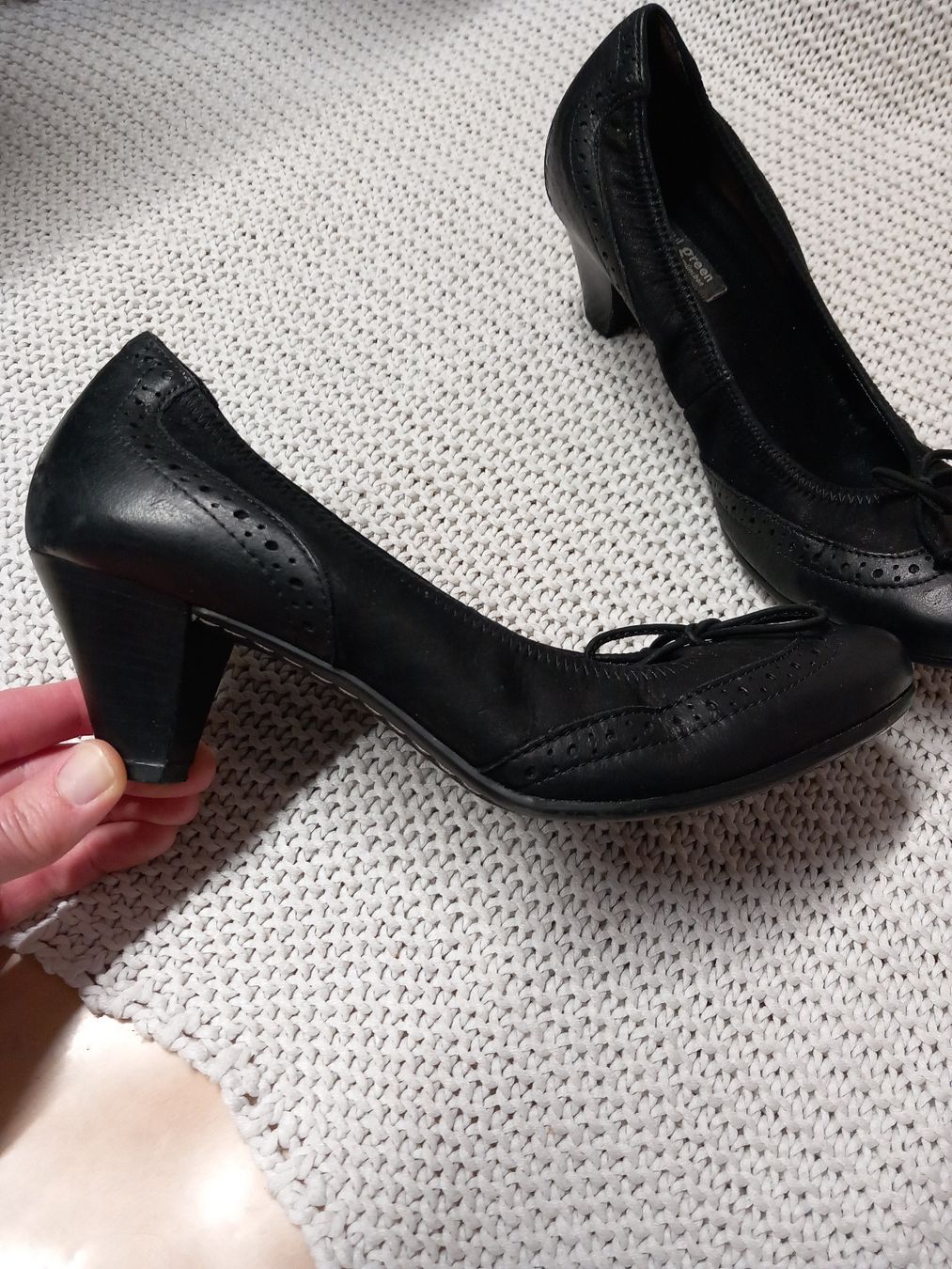 Paul Green Scarpe da donna: Lederpumps von Paul Green Gr.37 schwarz – Usato da Gwatt (Thun) venduto da umwelt-brocki 3