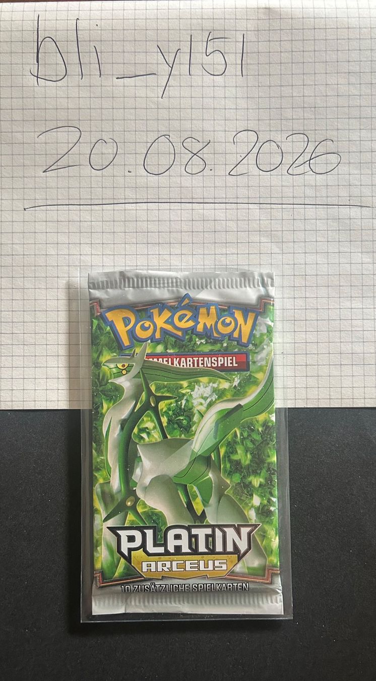 Pokémon Carte collezionabili: GER - Pokemon Booster Platin Arceus – Nuovo (secondo la descrizione) da Zürich venduto da bli_yl5l